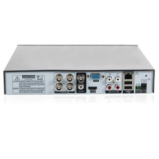 RESIGILAT - Sistem de supraveghere CCTV, Kit DVR cu 4 camere exterior / interior din metal