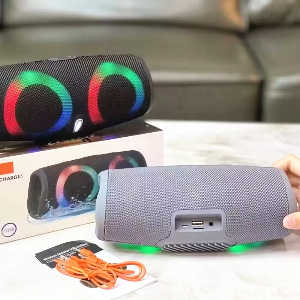 Boxa Charge 5 Bluetooth cu Leduri RGB, Usb, Slot de Card TF, Radio FM si Waterproof IPX6