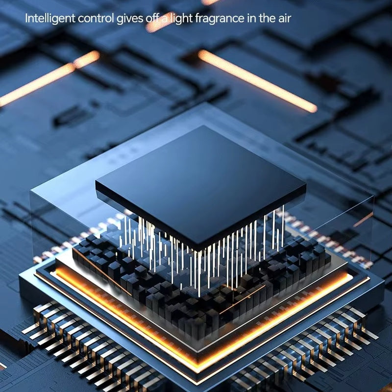 Odorizant auto cu proiector laser, umidificator si iluminare ambientala RGB