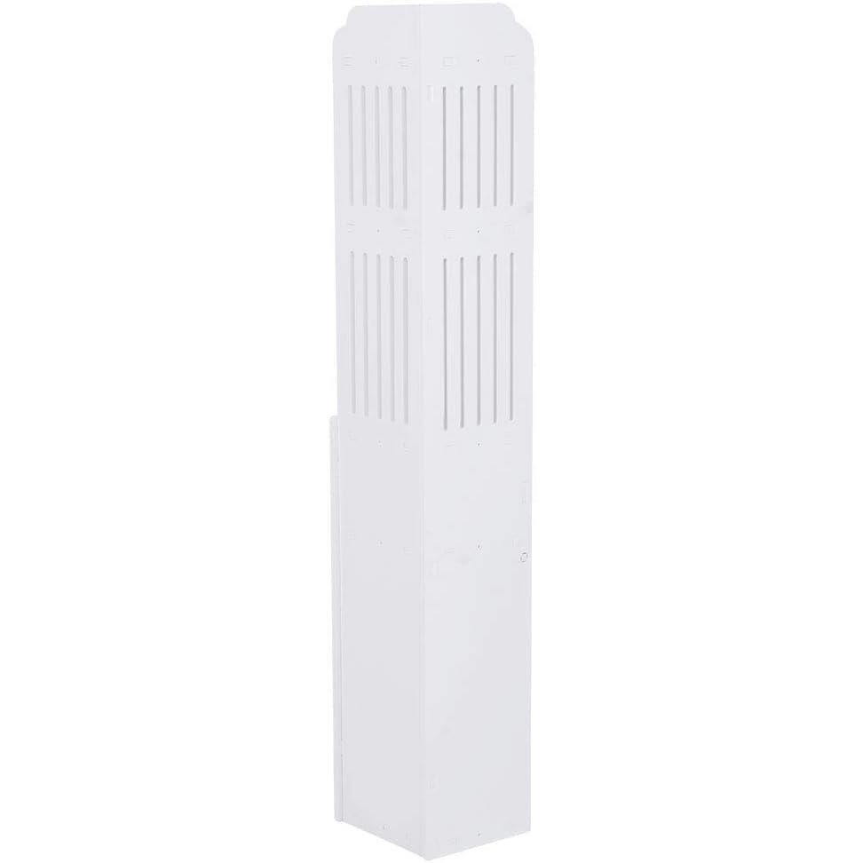 Dulap vertical pentru baie, 3 polite, 2 sertare 120 x 20 x 20 cm, alb