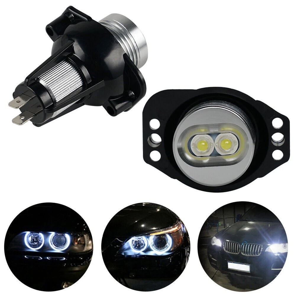 Set 2 Buc Led Marker Becuri Angel Eyes Bmw E90 E91 Canbus 10W 12V Alb 6000K