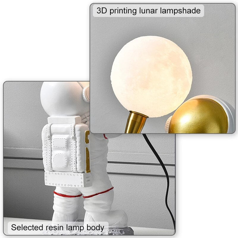 RESIGILAT - Lampa de veghe pentru copii, model astronaut