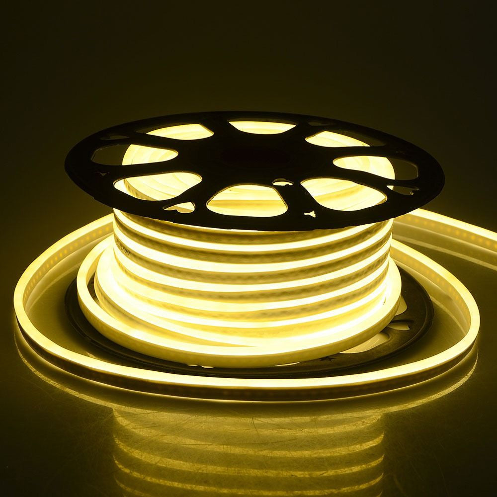 Furtun 100m Banda LED Neon tip Rola, Flexibil, Alb rece/Alb cald/Verde si Multicolor