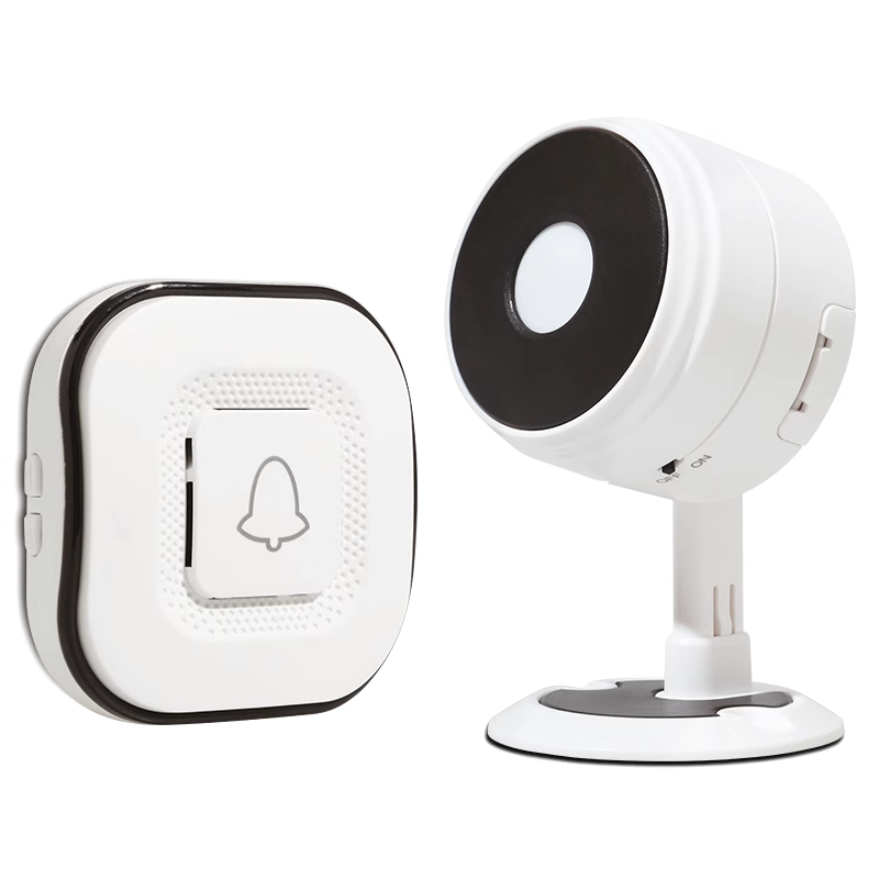 Alarma cu senzor de miscare si sonerie fara fir pentru intrare/iesire, detectie 12 m, volum 110 dB