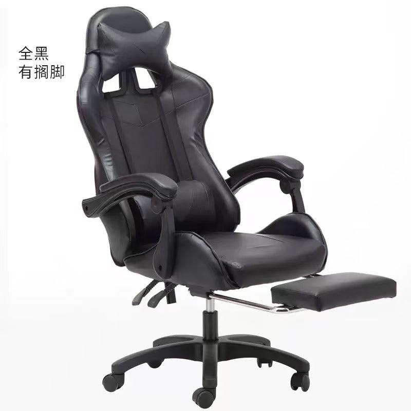 Scaun Gaming Racing SpeedX GT, Piele Ecologică, Recliner, Perne Ergonomice și Suport pentru Picioare