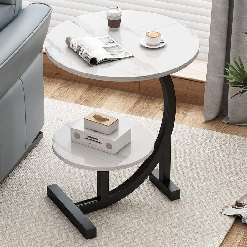 RESIGILAT - Masuta de cafea pentru living, design nordic, elegant, 62x30cm