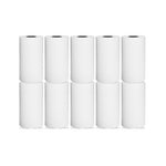Set 10 role hartie termica pentru imprimanta termica sau casa de marcat, 57x25mm