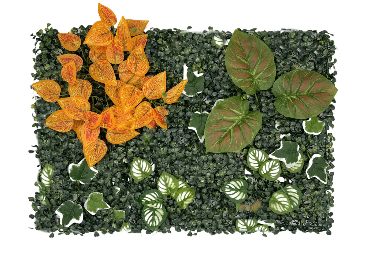 Perete verde artificial, gradini verticale din plante artificiale 60x40cm