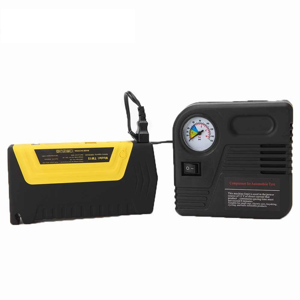 RESIGILAT - Robot pornire auto portabil, cu acumulator 68800 mAh + compresor auto