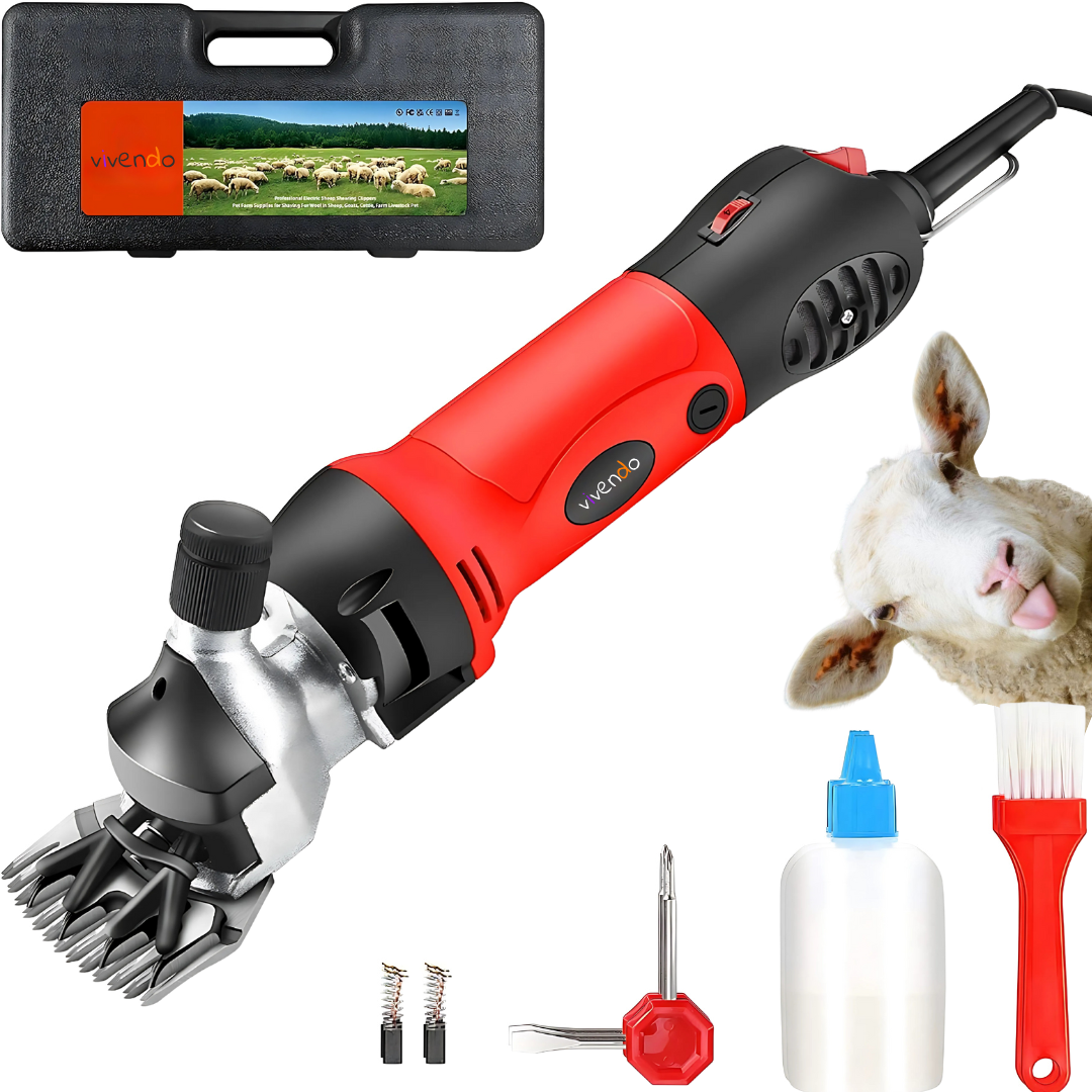 Aparat electric profesional pentru tuns oile, 6 viteze, 900 W, 13 dinti