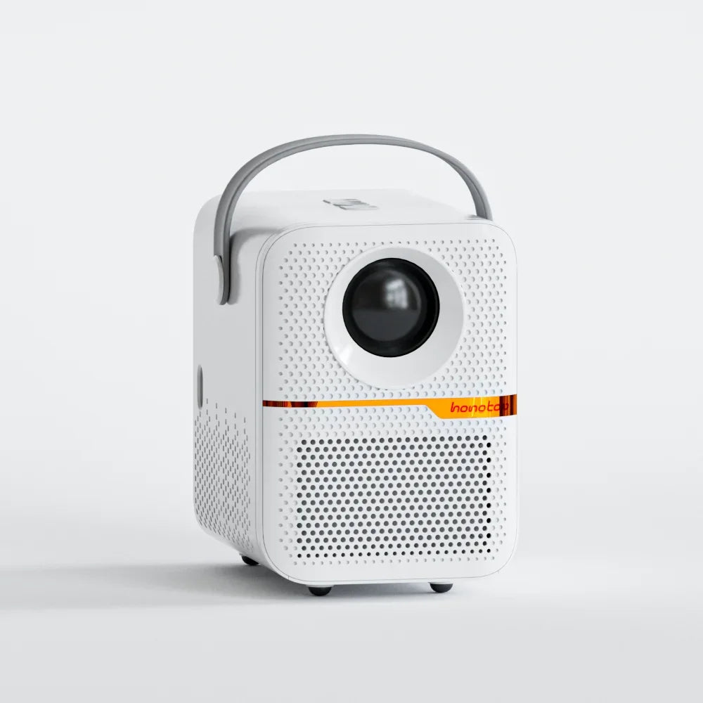 Proiector Portabil P10 Full HD 1080p, Android 10, WiFi & Bluetooth, 240 ANSI – Ideal pentru Filme și Netflix în Cameră Întunecată