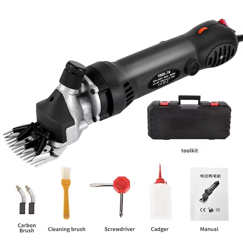 Aparat electric profesional pentru tuns oile, 6 viteze, 900 W, 13 dinti