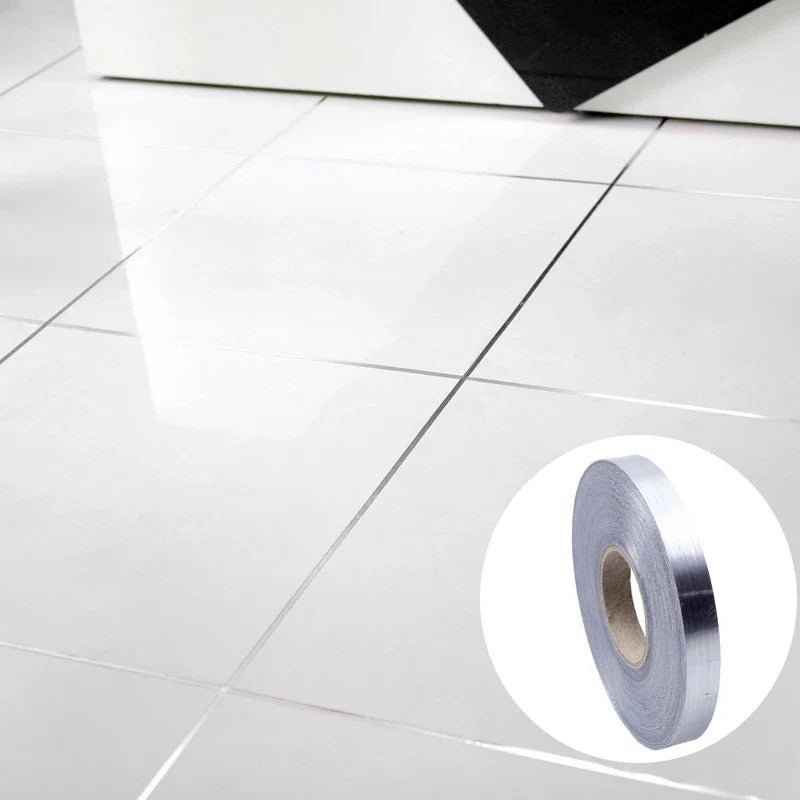 Banda Adeziva Impermeabila pentru Rosturi Gresie si Faianta 50 m x 10 mm Argintiu
