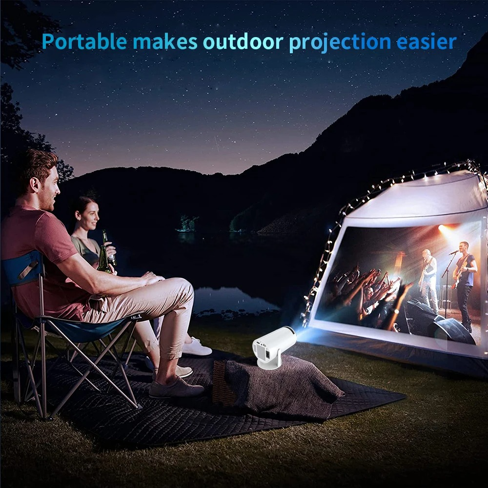 RESIGILAT - Videoproiector smart Magcubic HY300 Pro+ 4K, Android 11, WiFi 6, BT 5.4, Gamepad inclus