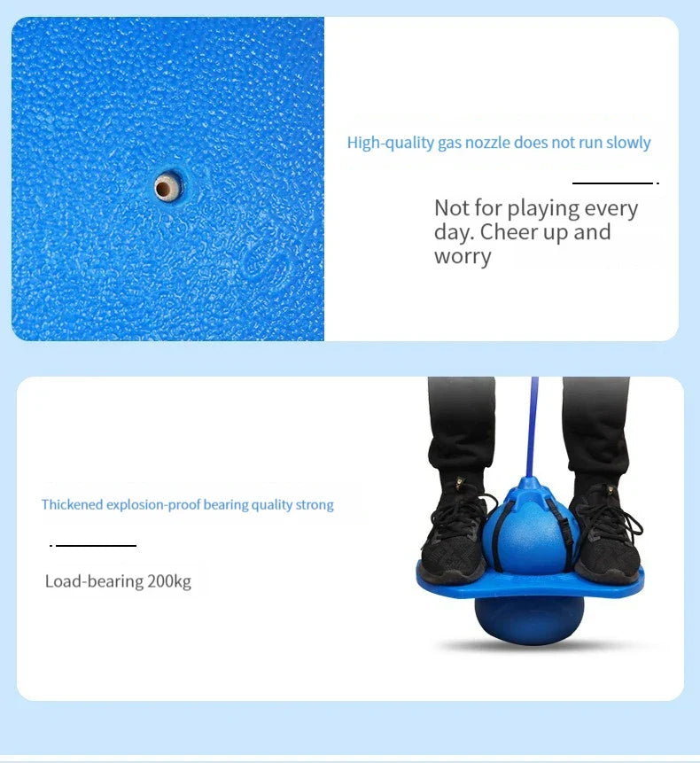 Jucarie de sarituri anti-alunecare pentru copii cu mâner de prindere ușoara, 38 x 80 cm