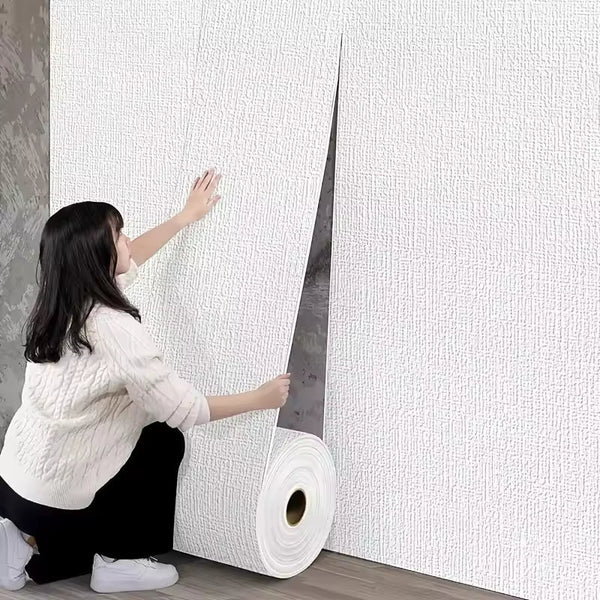 Rola Tapet 3D Autoadeziv model relief 280 x 50 cm, moale la atingere, rezistent la apa