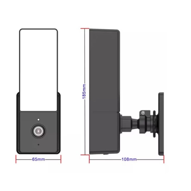 Camera supraveghere 4K exterior cu senzor miscare reflector si aplicatie mobila