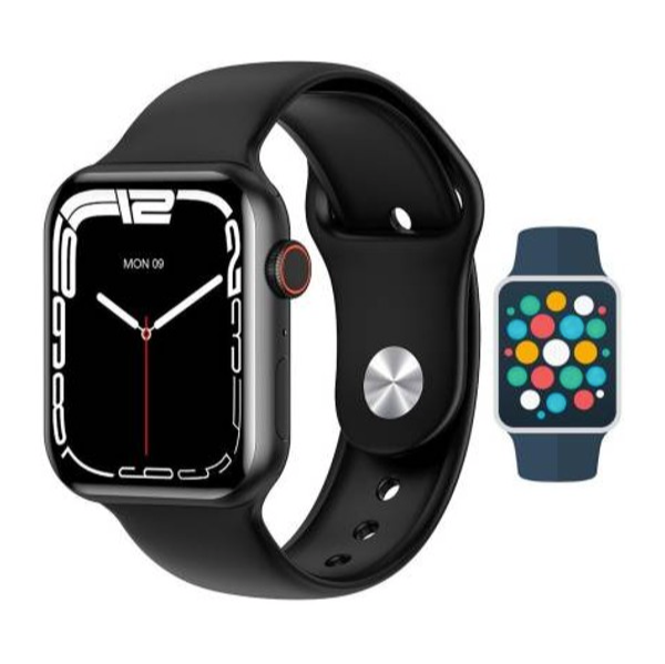 RESIGILAT - Ceas Smart I7 Promax, apeluri/sms/social media, monitorizare, somn, ritm cardiac, muzica, rezistent la apa,etc