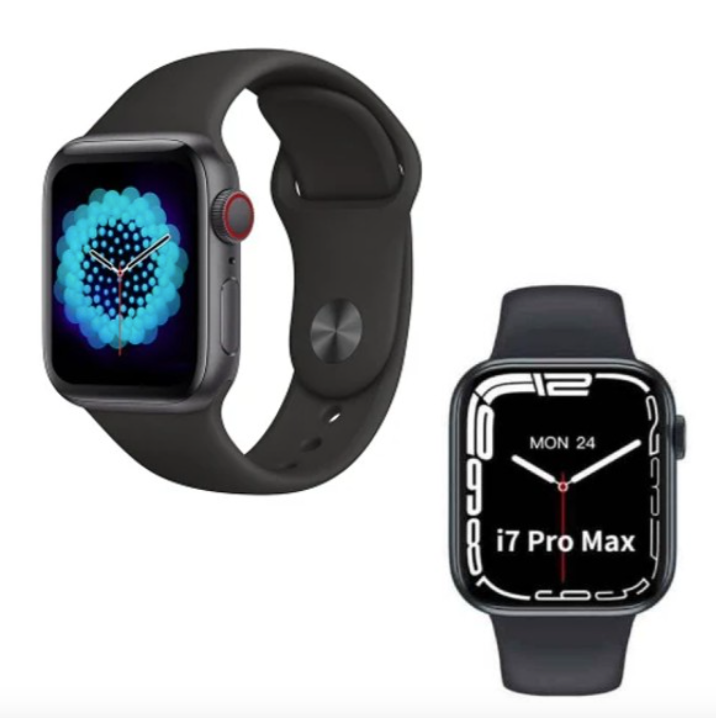 RESIGILAT - Ceas Smart I7 Promax, apeluri/sms/social media, monitorizare, somn, ritm cardiac, muzica, rezistent la apa,etc