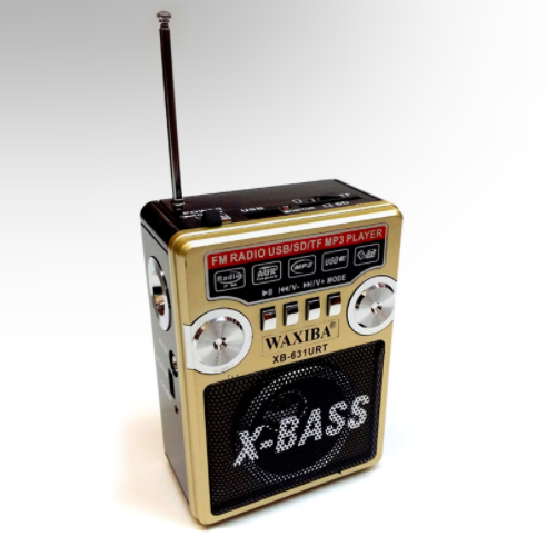 Radio portabil cu acumulator, lanterna si USB - Tenq.ro