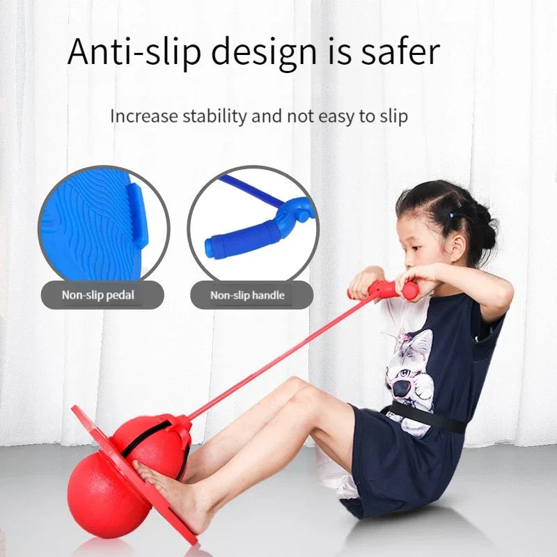 Jucarie de sarituri anti-alunecare pentru copii cu mâner de prindere ușoara, 38 x 80 cm