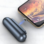 Baterie externa magnetica 3 in 1  5000 mAh Negru