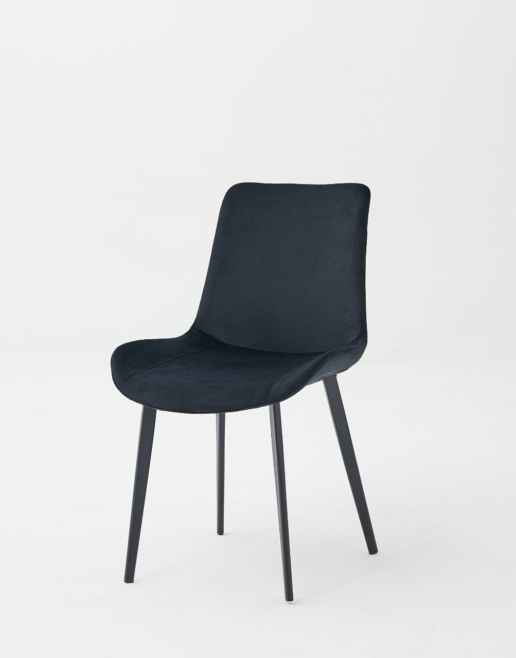 RESIGILAT - Scaun de dining din catifea, design nordic, aspect minimalist