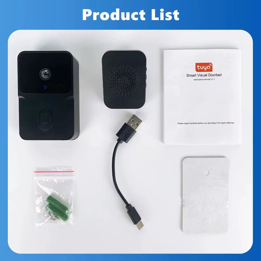 Sonerie Video Smart, Camera Supraveghere  WiFi, Night Vision, Audio Bidirectional, Control Aplicatie Android/iOS