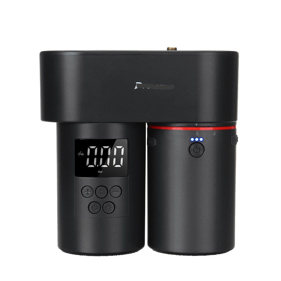 Kit multifunctional auto 4 in 1, compresor aer, aspirator, spalator auto si incarcator wireless