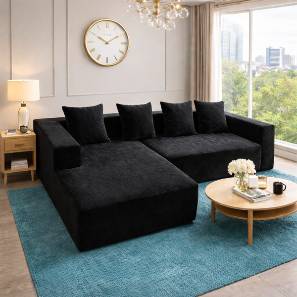 Canapea Coltar Premium Memory Foam C, 240 x 150 x 60 cm