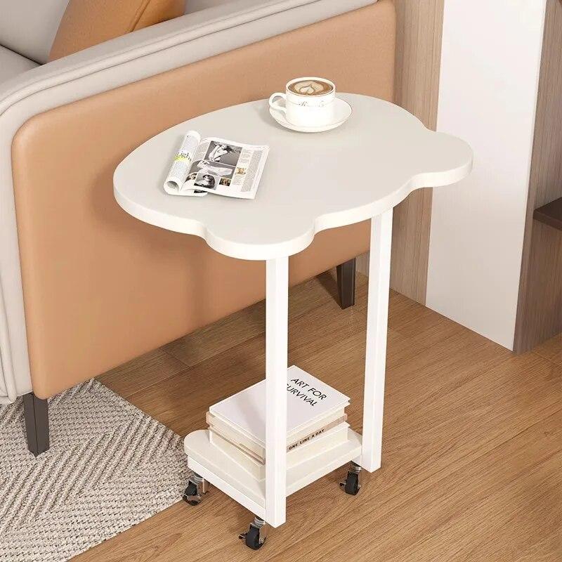 Masuta Cafea Moderna Dreptunghiulara Lemn Natur Design Minimalist Living Room - detaliu produs