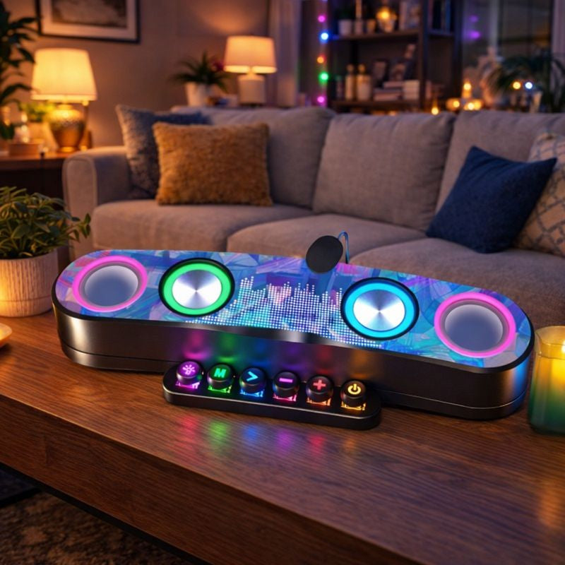 Boxa Bluetooth gaming Q YX800 cu LED RGB