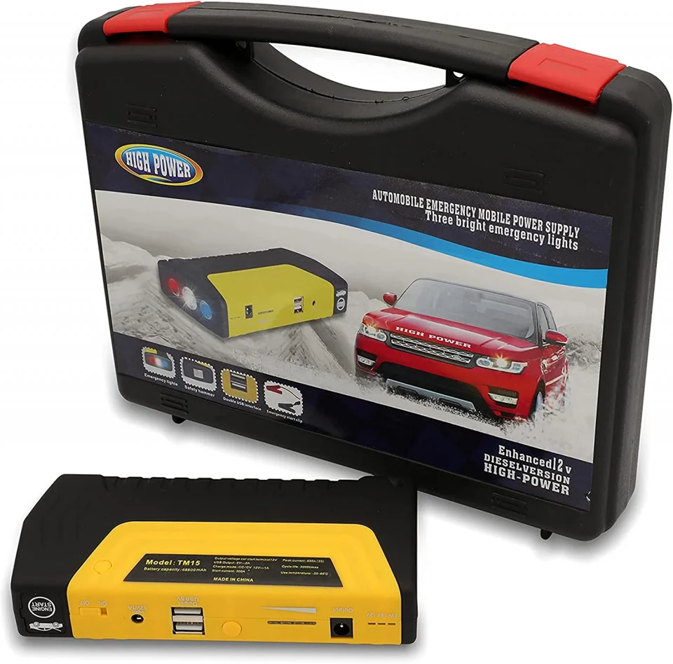 Robot pornire auto portabil, cu acumulator 50800 mAh
