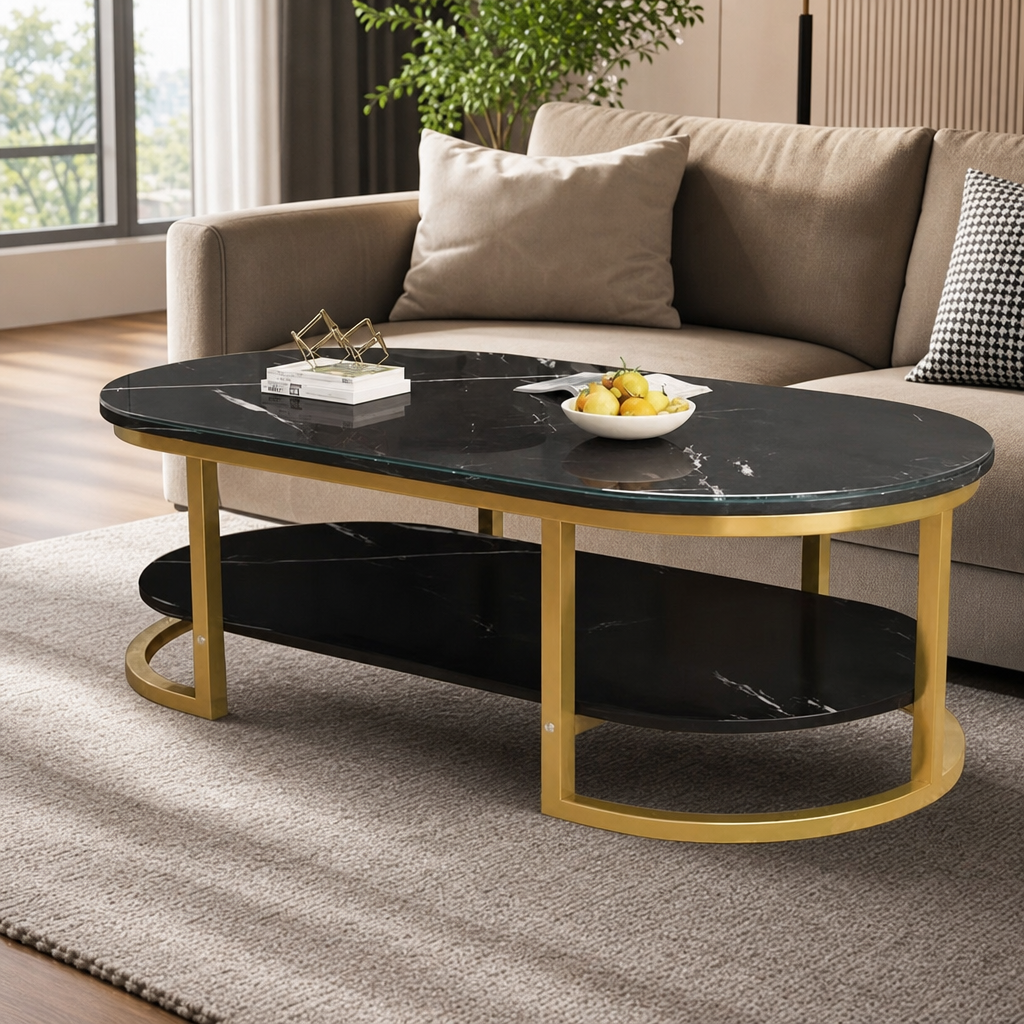Masuta Ovala Dining Lemn Masiv Design Modern Eleganta - in context de utilizare