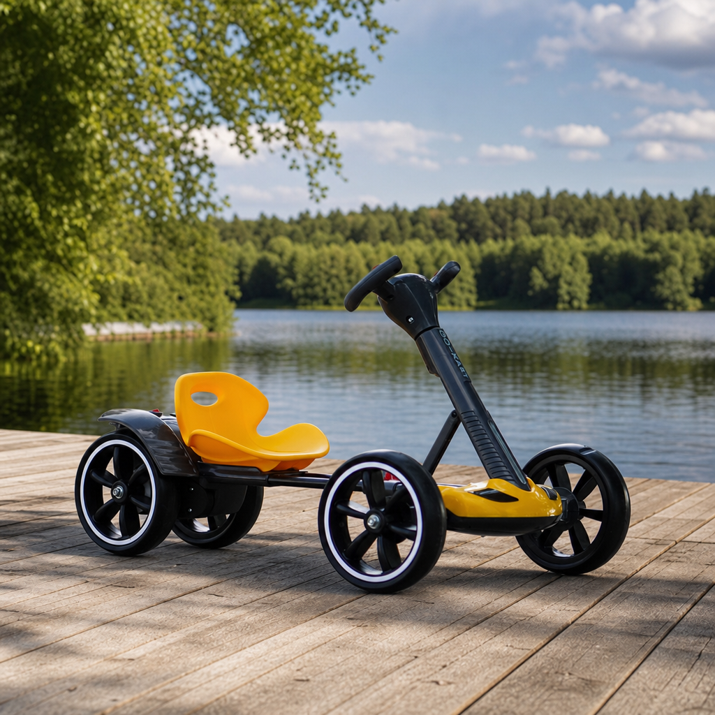 Kart Electric de Drift Pliabil 12V 1 Motor Bluetooth Integrat Copii 3+ Ani - in context de utilizare