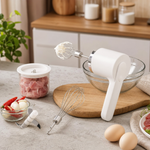 Mini Tocator Electric Multifunctional 2 in 1 cu Teluri Interschimbabile 300ml
