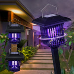 Lampa Solara Anti-Insecte 2 in 1 cu LED UV si Lumina Decorativa, Exterior/Interior, 3 Tipuri de Montaj, IP44, Autonomie 12hh
