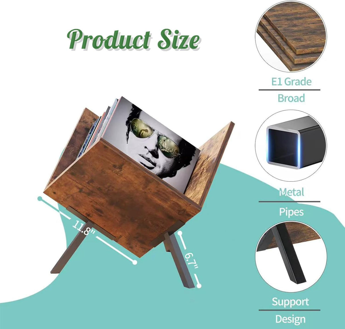 Masuta de Cafea Moderna Lemn Natur Design Minimalist Livingroom - imagine principala