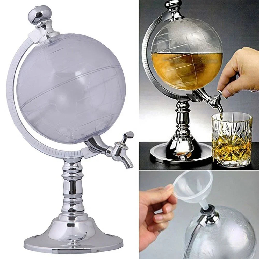 Dispenser de bauturi in forma de Glob Pamantesc