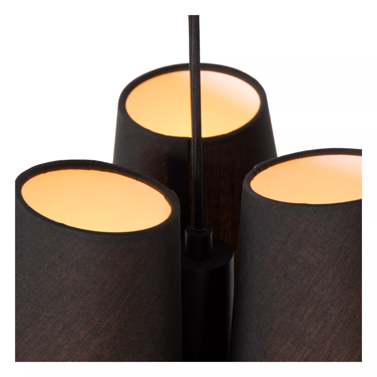 Lustra Moderna Pendul Negru E27 Diametru 34cm Design Contemporan - detaliu produs