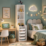 Dulap multifunctional cu 5 cosuri si 3 rafturi 178 cm