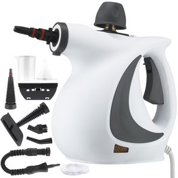 Aparat de Curatat cu Abur, Portabil, 1050W, 350ml, cu set 10 accesorii inclus