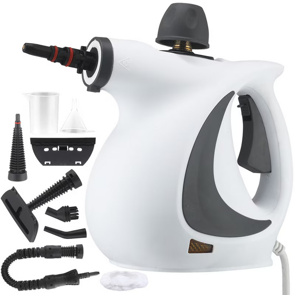 Aparat de Curatat cu Abur, Portabil, 1050W, 350ml, cu set 10 accesorii inclus