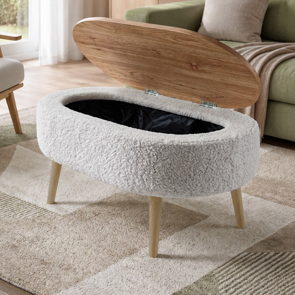 Coffee Table Luno - Pine - detaliu produs