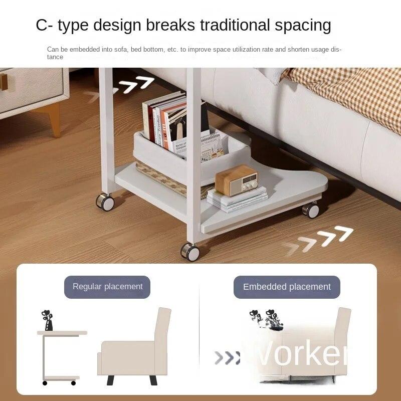 Masuta Cafea Moderna Dreptunghiulara Lemn Natur Design Minimalist Living Room - detaliu produs
