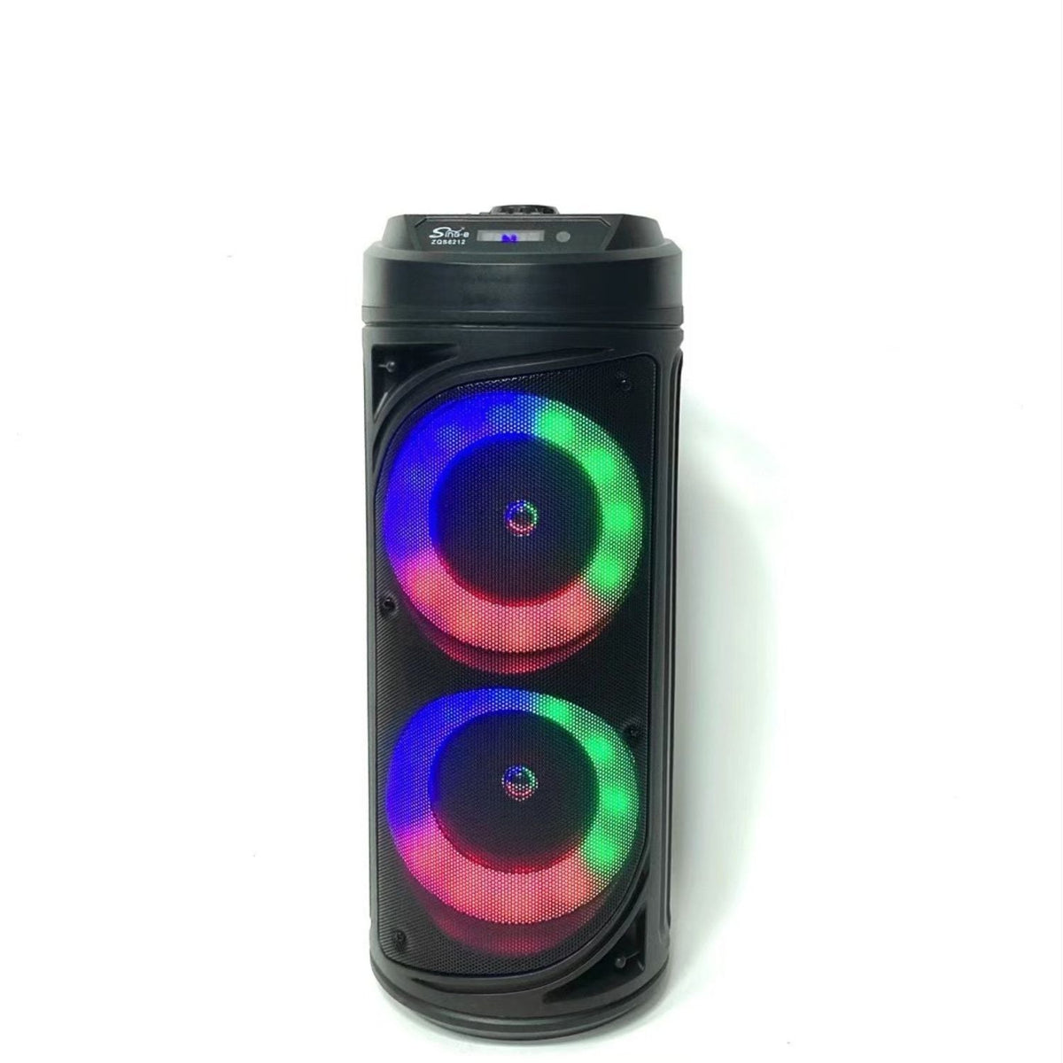 Boxa karaoke portabila Bluetooth cu microfon wireless, lumini LED RGB, 8 inch, ideala pentru petreceri si evenimente