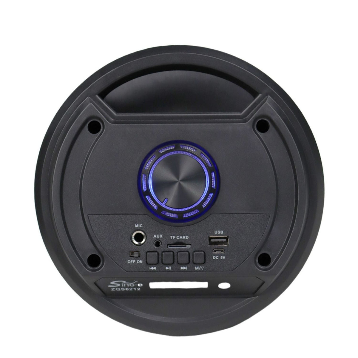 Boxa karaoke portabila Bluetooth cu microfon wireless, lumini LED RGB, 8 inch, ideala pentru petreceri si evenimente
