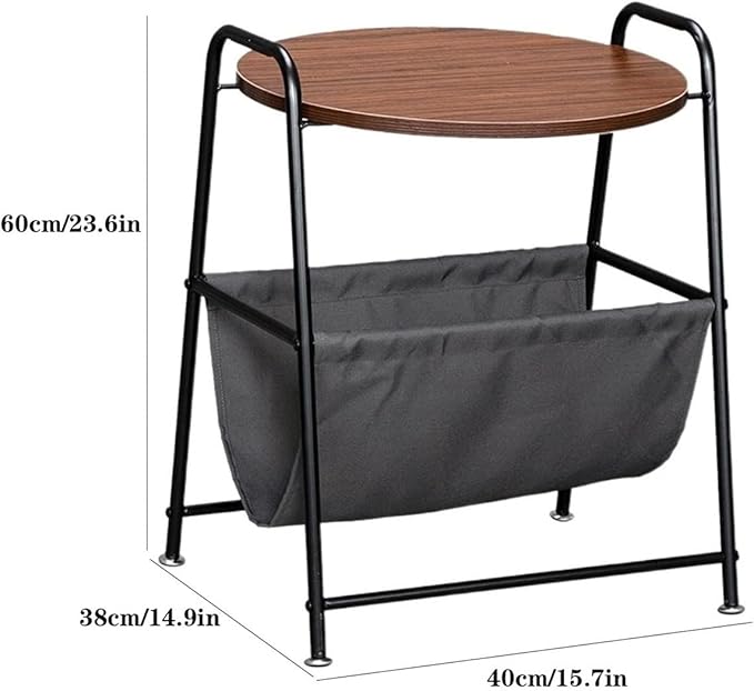 Masuta de Cafea Trapezoidala cu Doua Niveluri Fier Forjat Design Modern pentru Living Room - detaliu produs