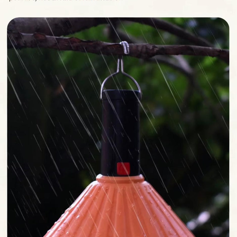 Lampa camping portabila, ghirlanda LED, rezistenta la apa, design bec oval, 5W