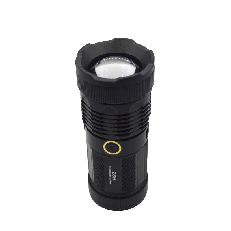 Lanterna profesioana 10W cu laser led si maner, acumulatori 3 x 16500,  ZSH-G99-P360
